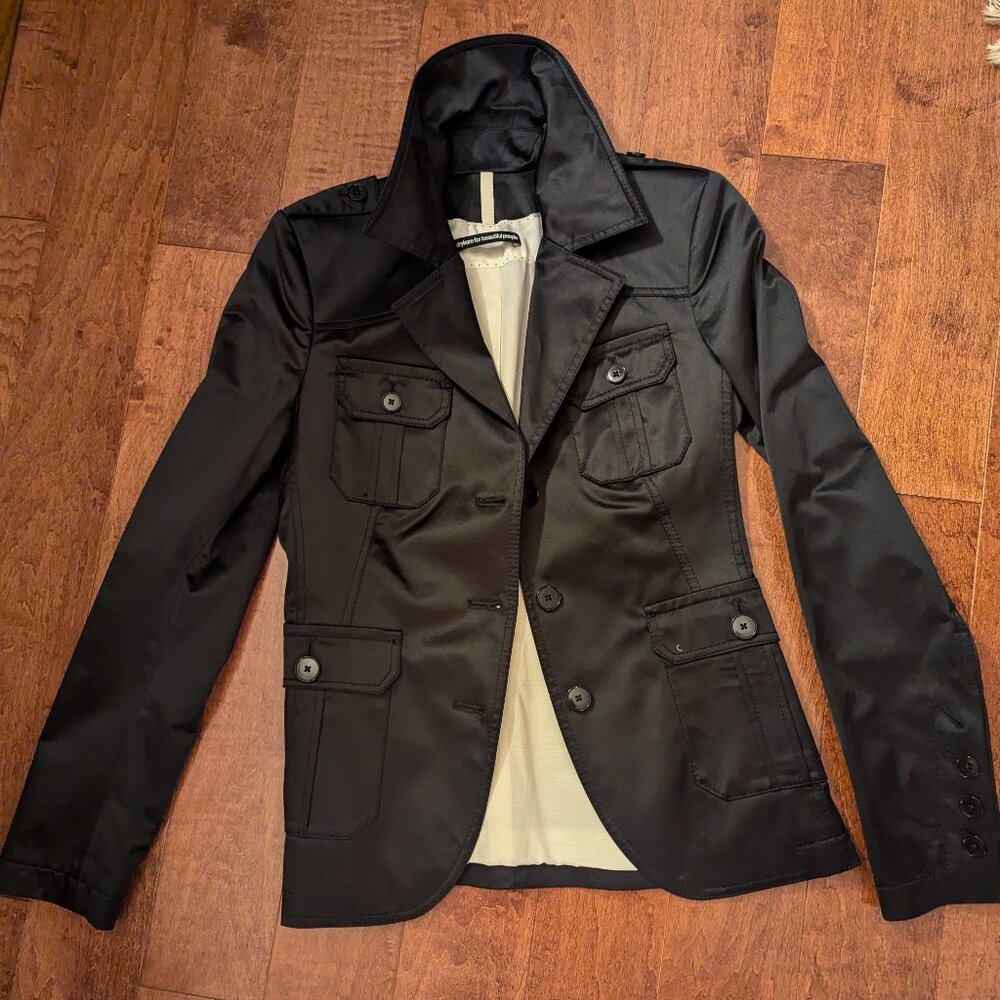 Joeffer Caoc XS satin like jacket - made in Canada - perfect condition